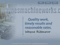 waynesmachineworks.com