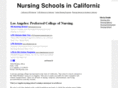 nursingschoolsincalifornia.net