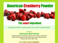 americancranberrypowder.com