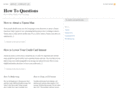 howtoquestions.com