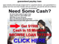 guaranteedpaydayloan.net