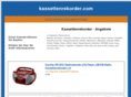 kassettenrekorder.com