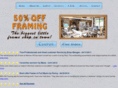 fiftypercentoffframing.com