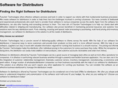 softwarefordistributors.net