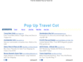 thepopuptravelcot.com