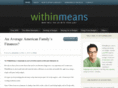 withinmeans.com