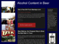 alcoholcontentinbeer.com