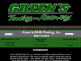 greens24hrtowing.com