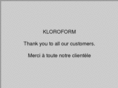 kloroform.com
