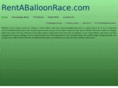 rentaballoonrace.com