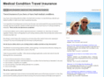 medicalconditionstravelinsurance.com