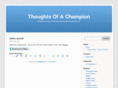 thoughtsofachampion.com