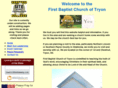 firstbaptisttryon.com