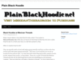 plainblackhoodie.net