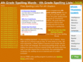 4thgradespellingwordslist.com