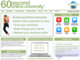 60secondonlineuniversity.com