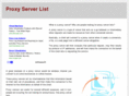 proxyserverlist.net