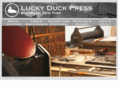 luckyduckletterpress.com