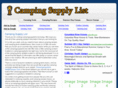 campingsupplylist.net