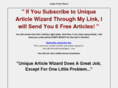 uniquearticlewizardbonus.com