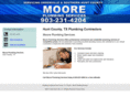 mooreplumbinghuntcty.com
