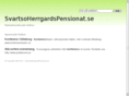 svartsoherrgardspensionat.se
