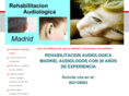 rehabilitacionaudiologicamadrid.es