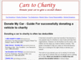 cars-to-charity.com