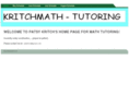 kritchmath.com