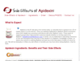 sideeffectsofapidexin.com