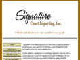 signaturecourtreportingservices.com