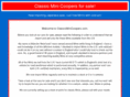 classicminicoopers.com