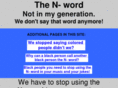 the-n-word.net