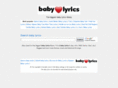 baby-lyrics.com