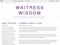 waitresswisdom.com