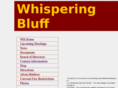 whisperingbluff.com