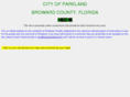 cityofparkland.info