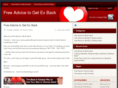 freeadvicetogetexback.com