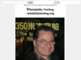 reliabilitytesting.org