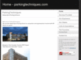 parkingtechniques.com