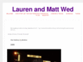 laurenandmattwed.com