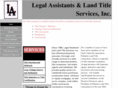 legalassistantsandlandtitle.com