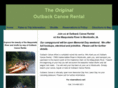 outbackcanoerental.com