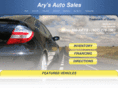 arysautosales.com