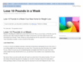 2lose10poundsinaweek.com