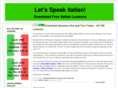 letsspeakitalian.net