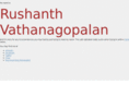 rushanth.com