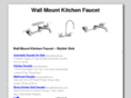 mywallmountkitchenfaucet.com