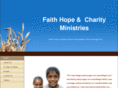 faithhopeandcharityministries.org