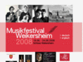 musicfestival-weikersheim.com